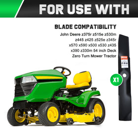 Grasscool M143520 compatibility chart shows broad mower model fit for 54-inch decks.