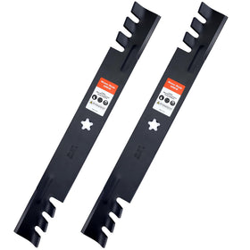 Grasscool mulching blade with 5-star mounting pattern compatible with Craftsman 42-inch decks for a secure fit