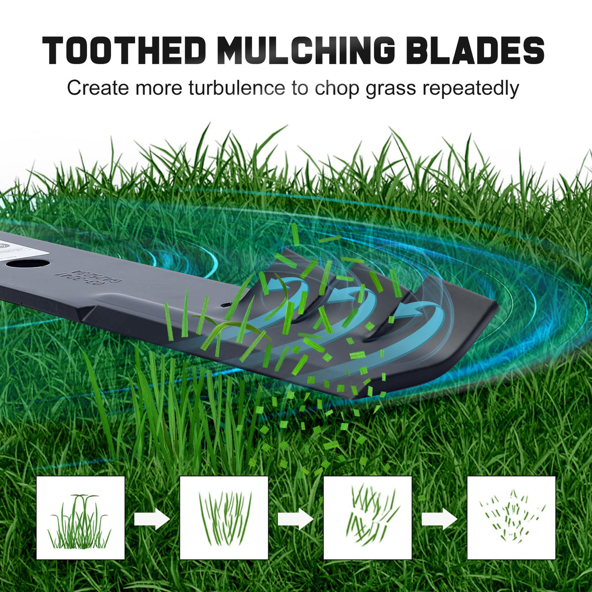 Grasscool blades installed on Scag 48-inch deck for reliable mowing