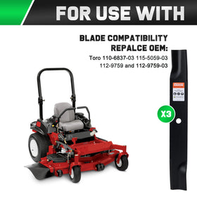 Grasscool MX5050 MX5000 MX5075 compatible blades for versatile use.