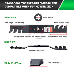 Grasscool note clarifies it does not replace OEM 942-05052 for some models.