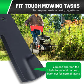 Grasscool blades handling overgrown weeds for rugged terrain