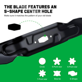 Grasscool performance-tested blades designed for reliable mowing results.