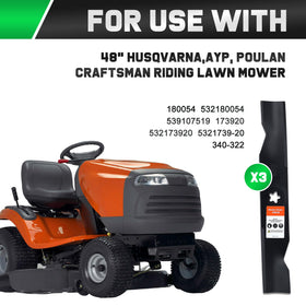 Grasscool Poulan 575938201 blade yields smooth, consistent mowing