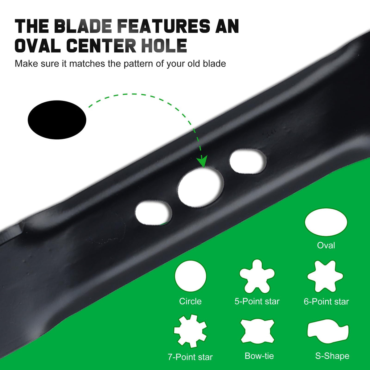 Grasscool single blade package for quick mower maintenance.