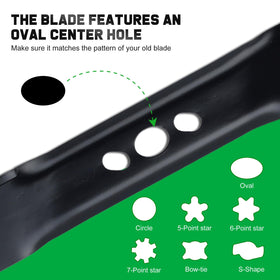 Grasscool single blade package for quick mower maintenance.