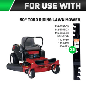 Grasscool SS5000 blade side view highlights balanced lift for smooth cut