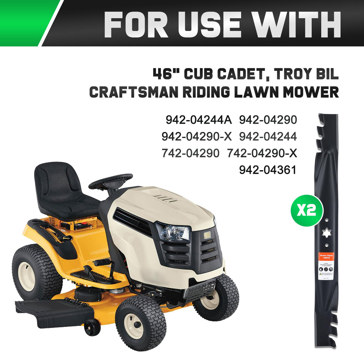 Grasscool three-in-one toothed blade for mulching, bagging, and side discharge