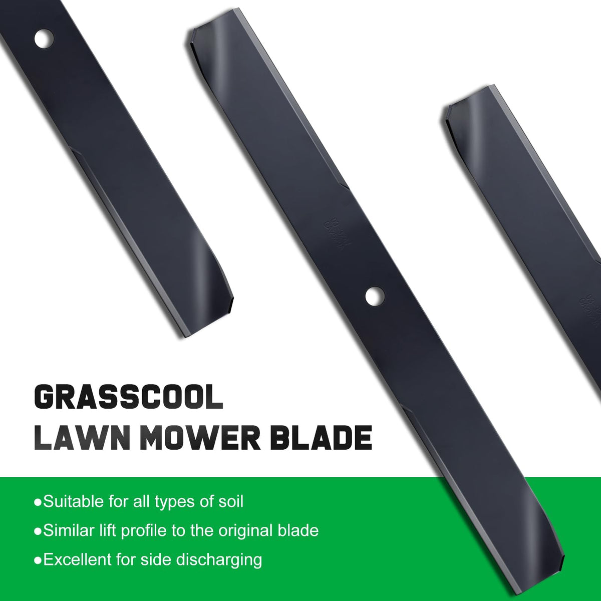 Grasscool blade with center hole 5/8 inch for secure fit