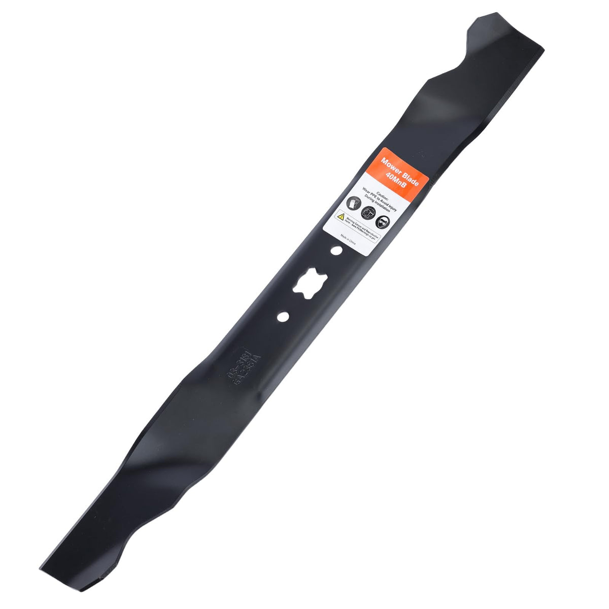 Grasscool mulching blade close-up for Troy-Bilt 21-inch deck enhances mulching.