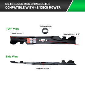 Two Grasscool blades in pack ready for quick swap