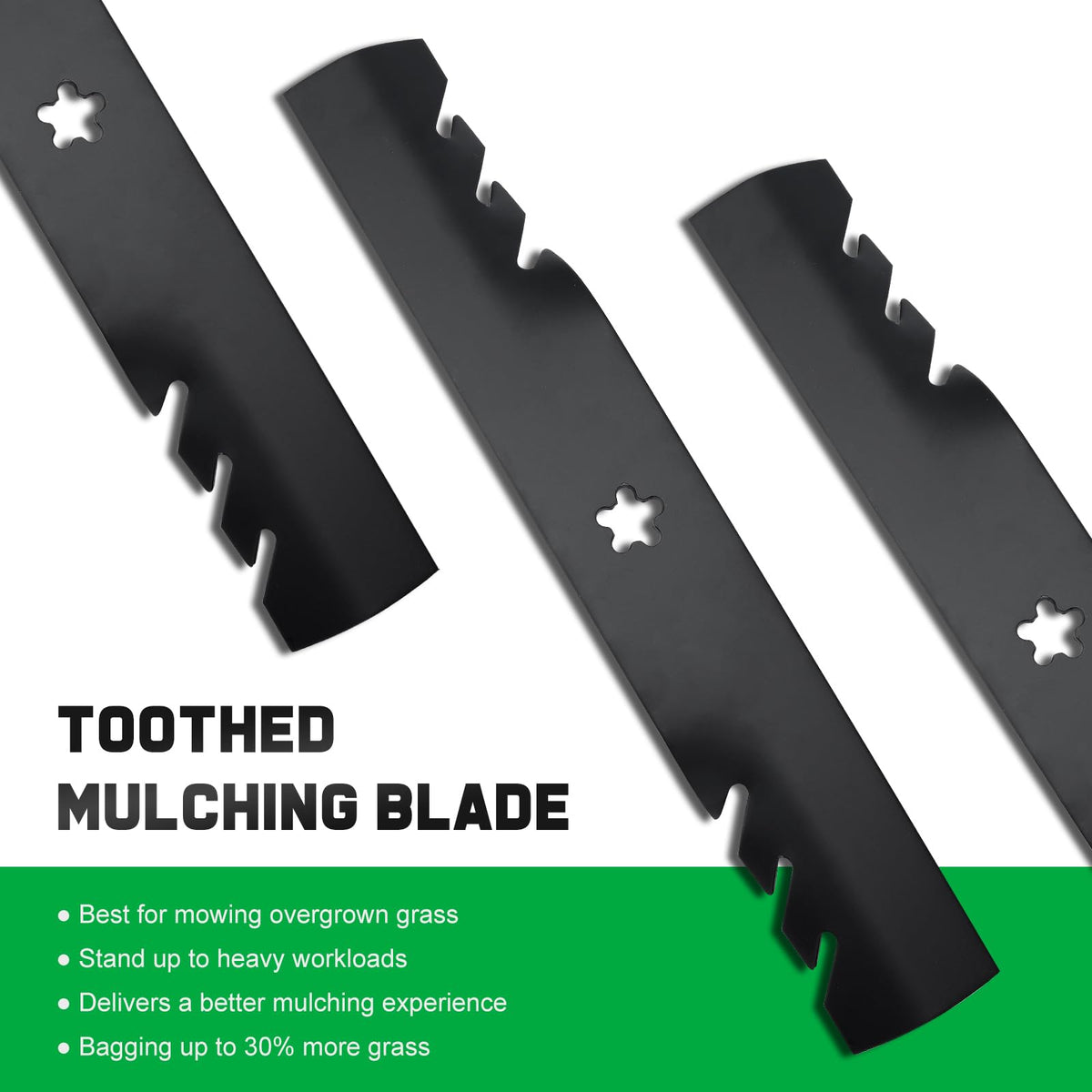 Grasscool Z248F 5-point star center hole design supports stable mounting