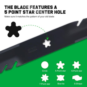 Grasscool Z248F blade with 24mm airlift improves lifting