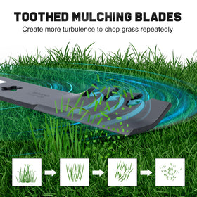 Grasscool Z248F blade dimensions 16-3/4 by 2-1/2 inches