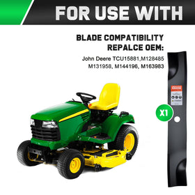 Grasscool compatible blades for Z600–Z970R series with strong airflow.