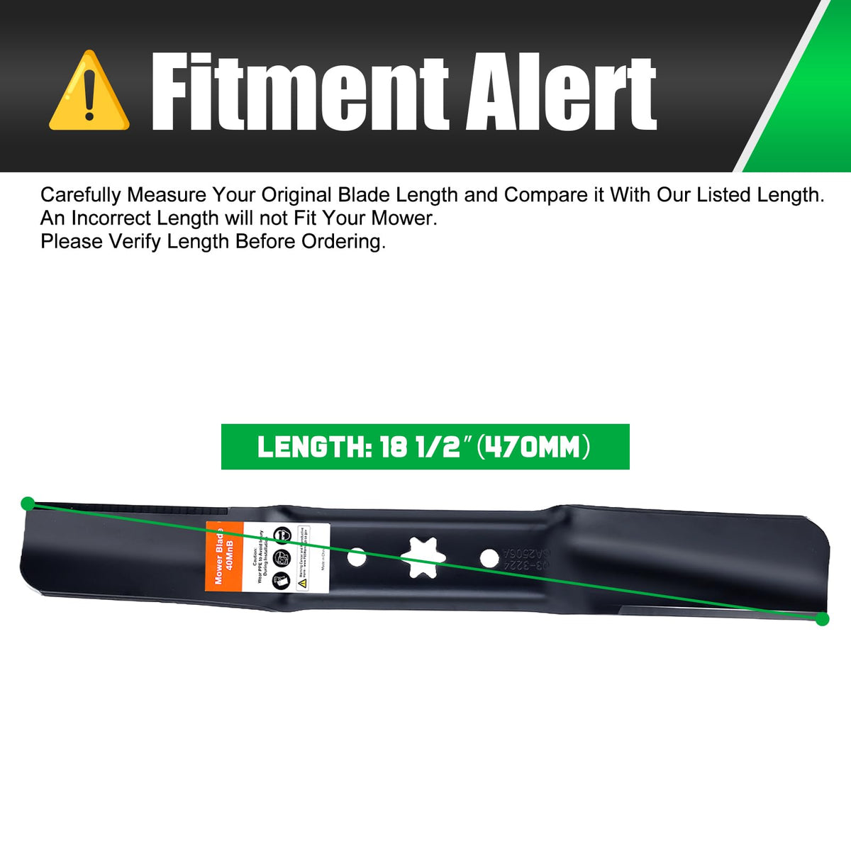 Grasscool air lift 1-7/32 inch for efficient flow