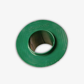 GRASSHOLE ABS plastic guard resists cracking and fading for durable yard protection.