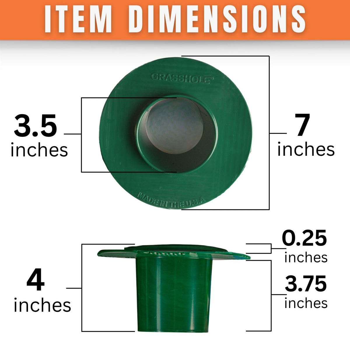 GRASSHOLE sprinkler head guard offers a custom-fit look for any yard.