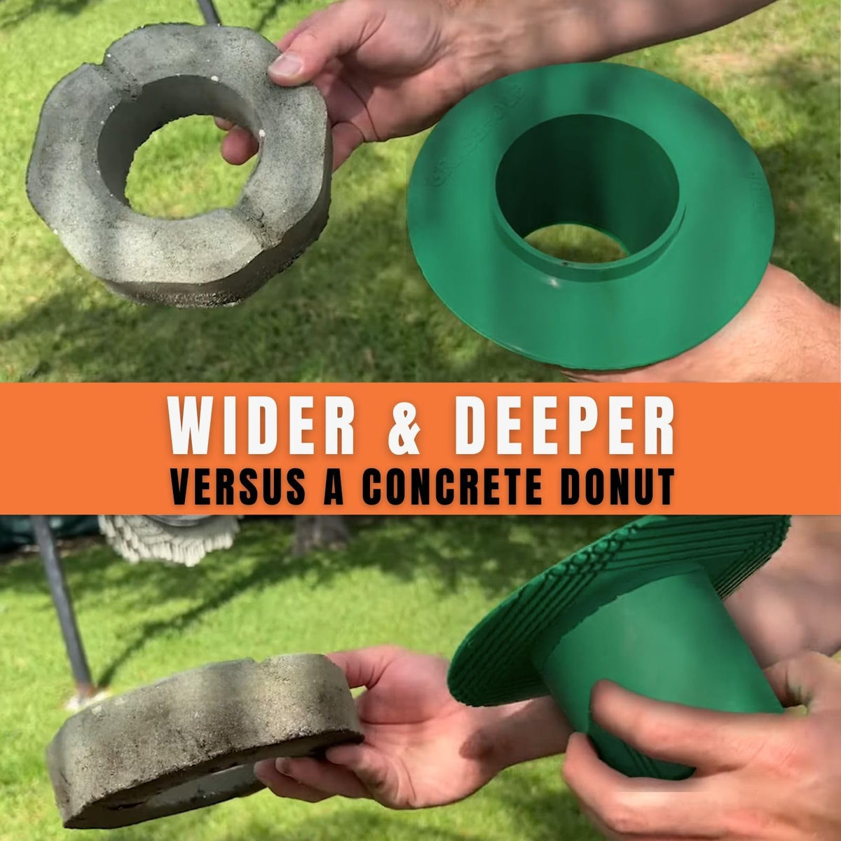 GRASSHOLE sprinkler head guard comes in a 5-pack for complete lawn protection.