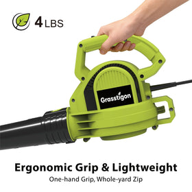 GRASSTIGON 390 CFM output targets broad areas with strong, consistent air.