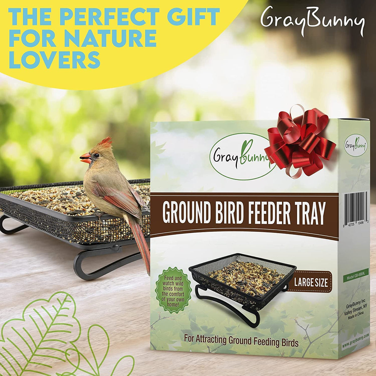 Gray Bunny 1-year warranty seed tray provides peace of mind.