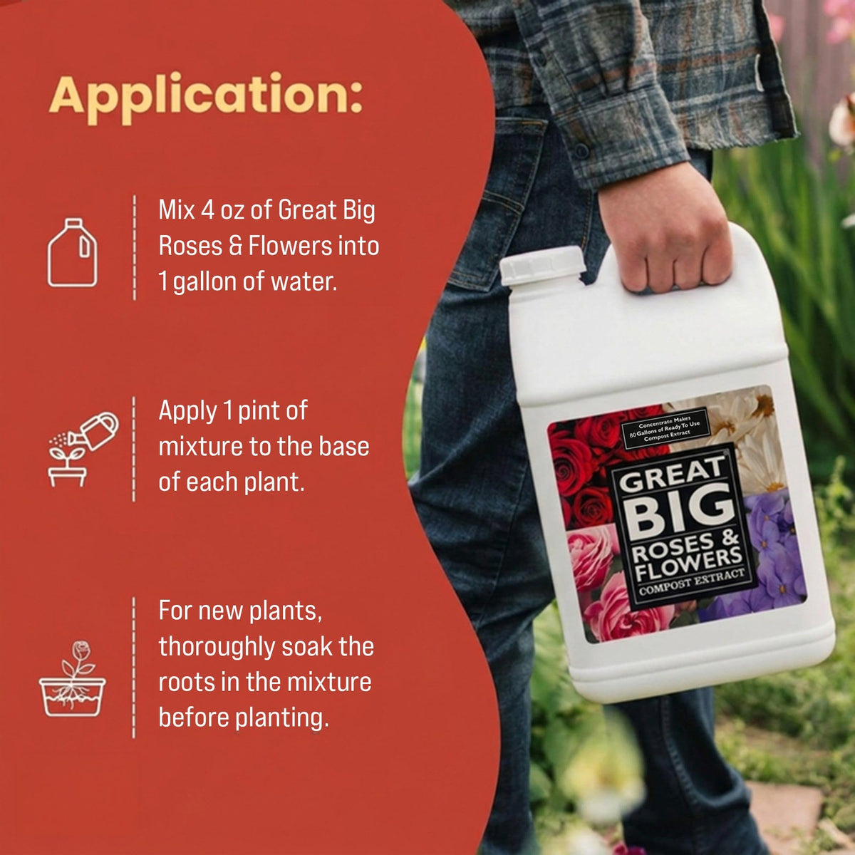 Great Big Roses compost-extract image highlights bioavailable nutrients supporting vibrant growth.
