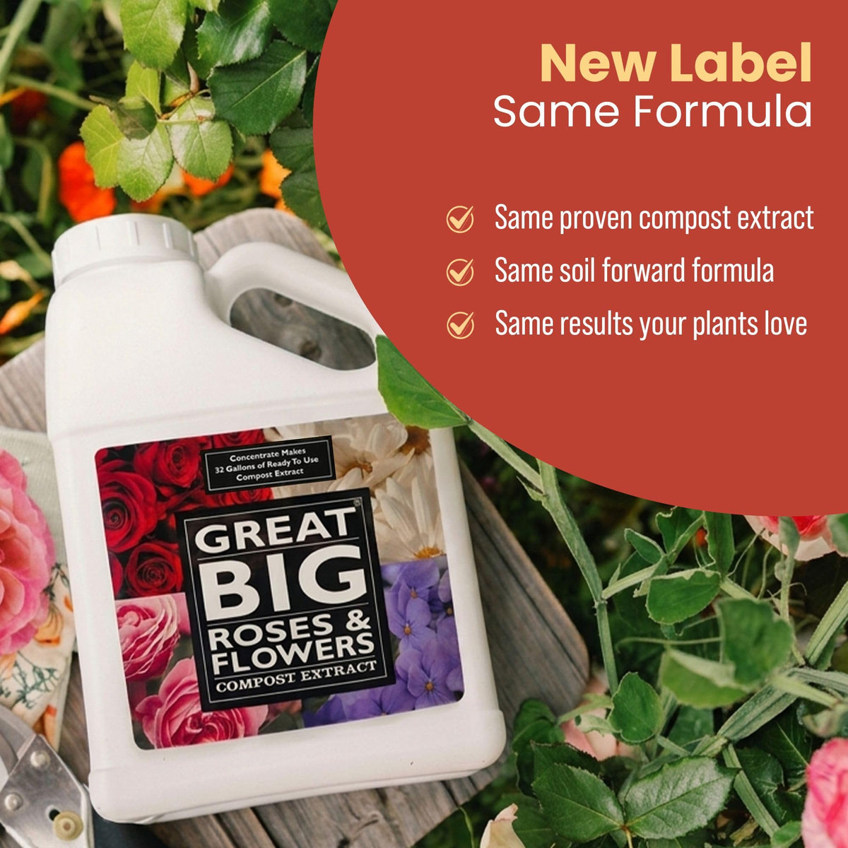 Great Big Roses USA-made image reinforces family-owned production and local craftsmanship.