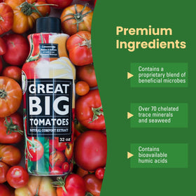 Great Big Tomatoes made in USA label signals earth friendly garden support