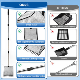 Great Dachong multi-use tool works in coop, beach, or litter cleanup for versatile tasks