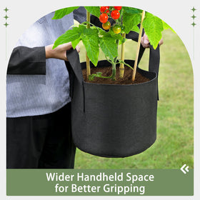 GreatBuddy 12-pack grow bags folded storage demonstrates compact, reusable packaging.