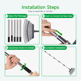 GreatBuddy adjustable-length handle reduces bending for comfortable use