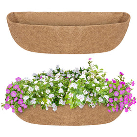 GreatBuddy coco liner for a 24-inch basket supports soil health with natural fibers