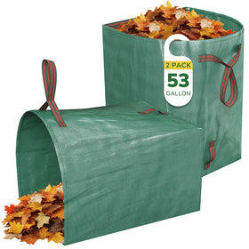 GreatBuddy lawn bag with dustpan-style design for easy cleanup.