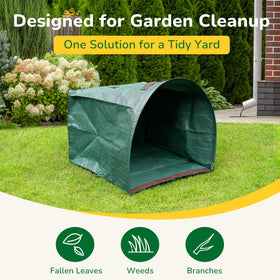 GreatBuddy lawn bag wide opening speeds filling and disposal.