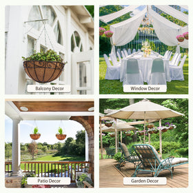 GreatBuddy orchid friendly coconut liner supports flowering plants beautifully