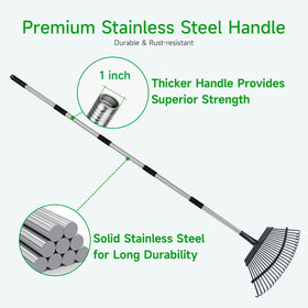 GreatBuddy stainless steel handle resists rust for long-lasting use