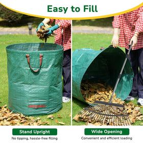 GreatBuddy bag features top and bottom handles for easy carrying and tipping