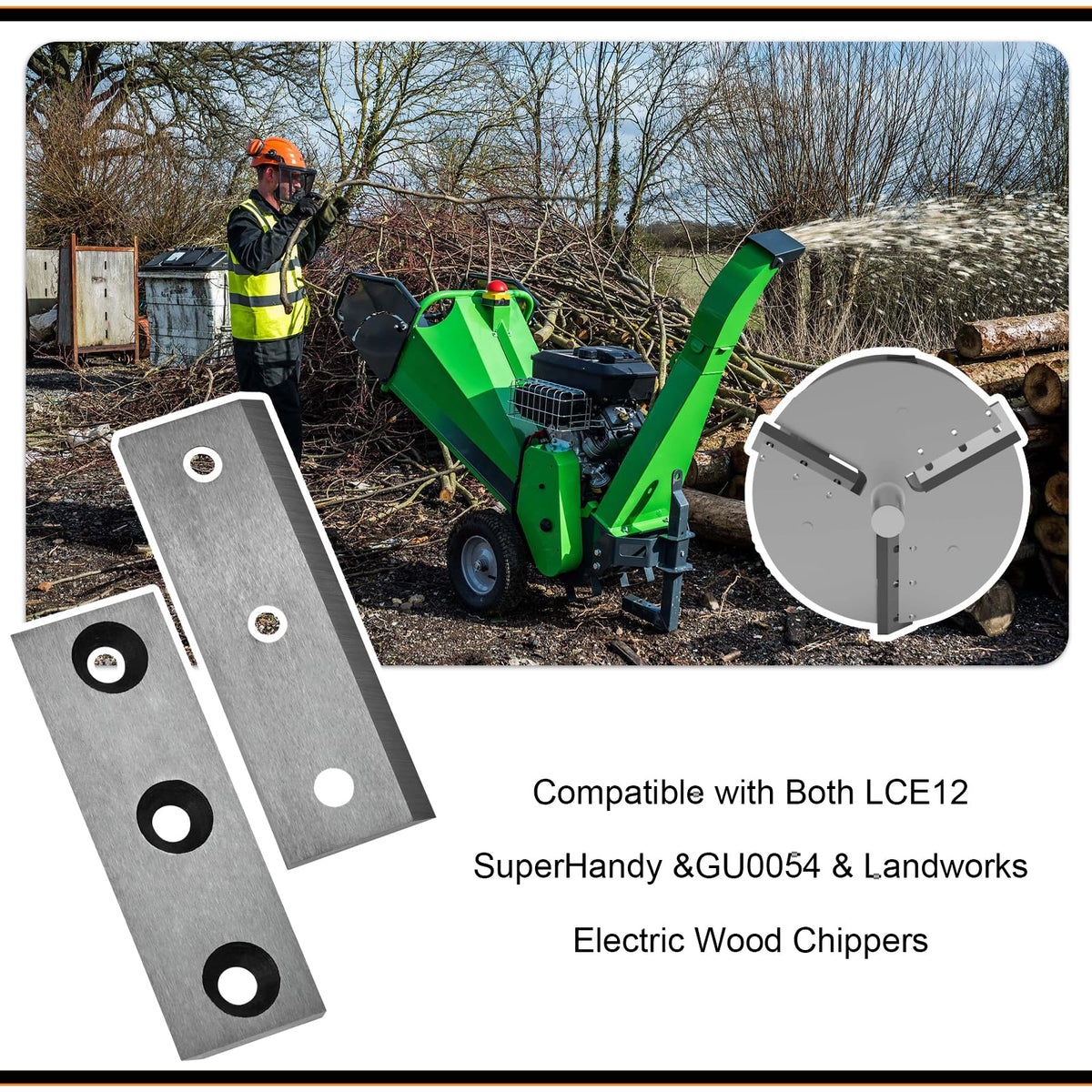 Greatshow 4x blade set with 12 screws for full replacement kit.
