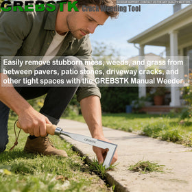 GREBSTK compact design fits in a gardening belt for quick access.