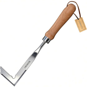 GREBSTK crack weeder with L-shaped blade eases weeding in tight crevices.