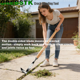 GREBSTK precision-ground blade delivers clean cuts in hard-to-reach spots