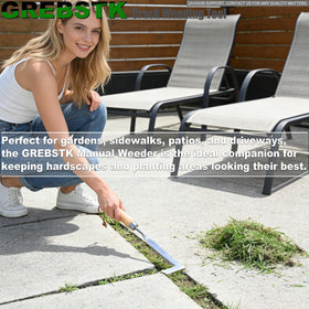 Grebstk stainless steel blade stays rust-resistant for lasting use.