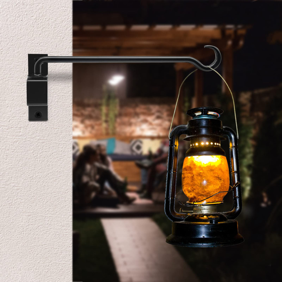 Greemov 2-pack plant hooks for creating multiple hanging displays.