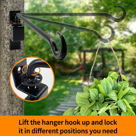 Greemov swivel bracket with eight holes and locking pins allows precise positioning.