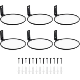 Greemov wall plant ring hanger 6-pack setup saves space and elevates indoor greenery.