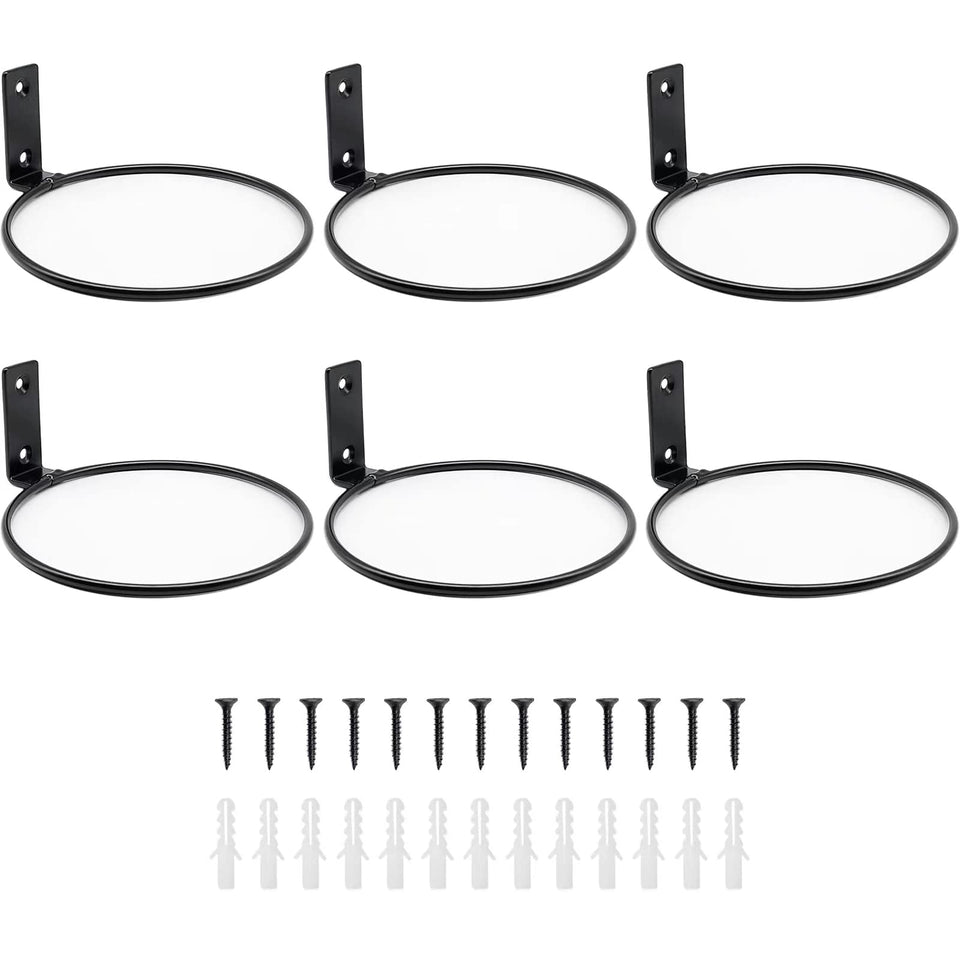 Greemov wall plant ring hanger 6-pack setup saves space and elevates indoor greenery.