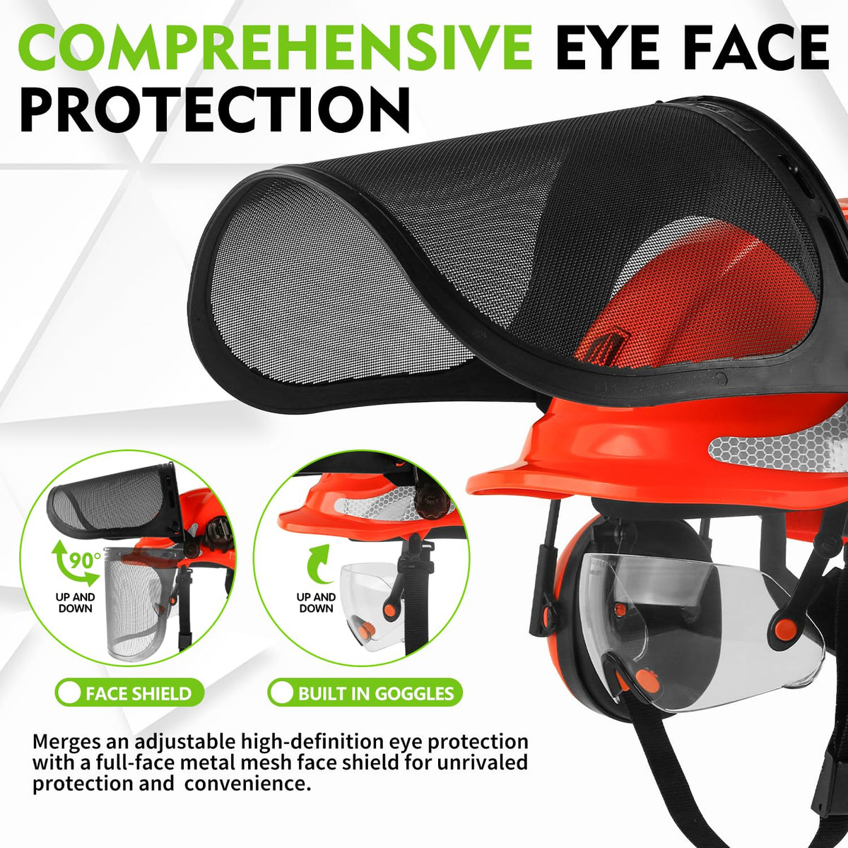 GREEN DEVIL helmet with 6-point suspension for a comfortable secure fit