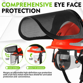 GREEN DEVIL helmet with 6-point suspension for a comfortable secure fit