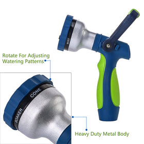 GREEN MOUNT Ergonomic Handle enhances control during garden watering.