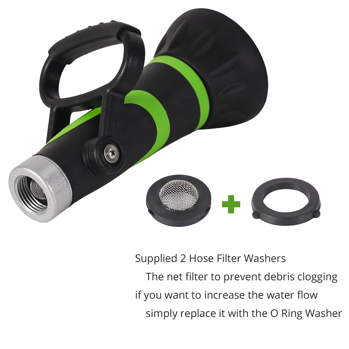 GREEN MOUNT GSFNG98 adjustable spray pattern for misting plants or jet cleaning tasks.